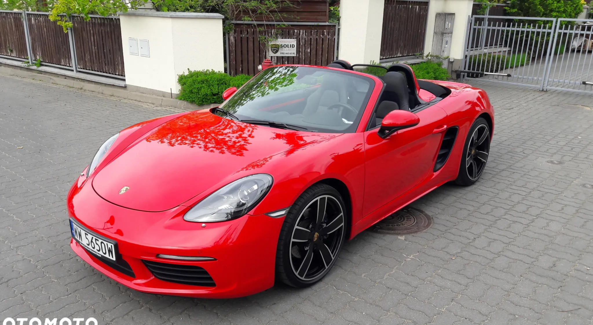 Porsche 718 Boxster cena 265000 przebieg: 58000, rok produkcji 2017 z Warszawa małe 529